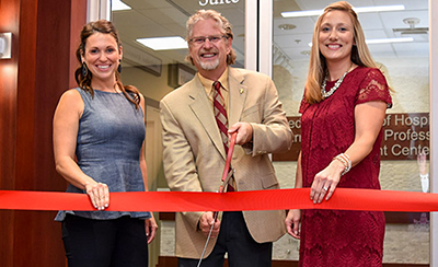 Photo of ribbon cutting