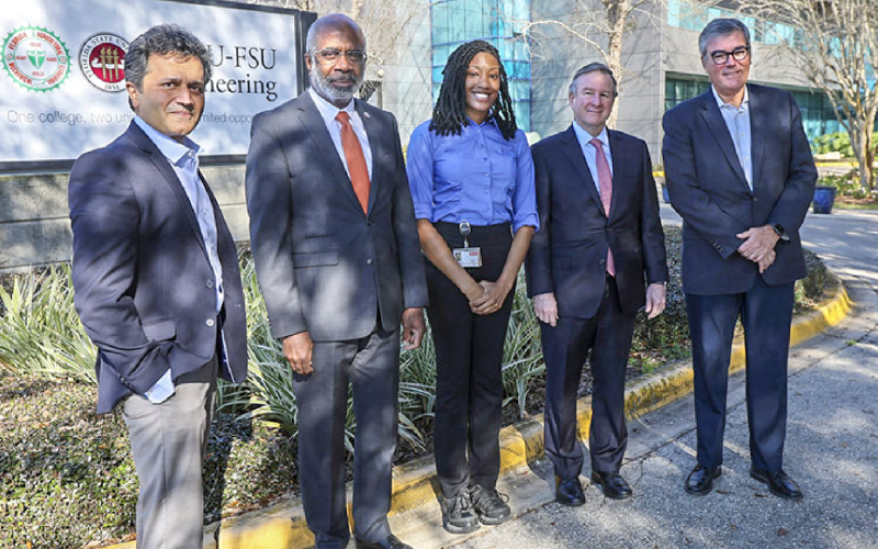 Group photo of Danfoss and FSU/FAMU Engineering
